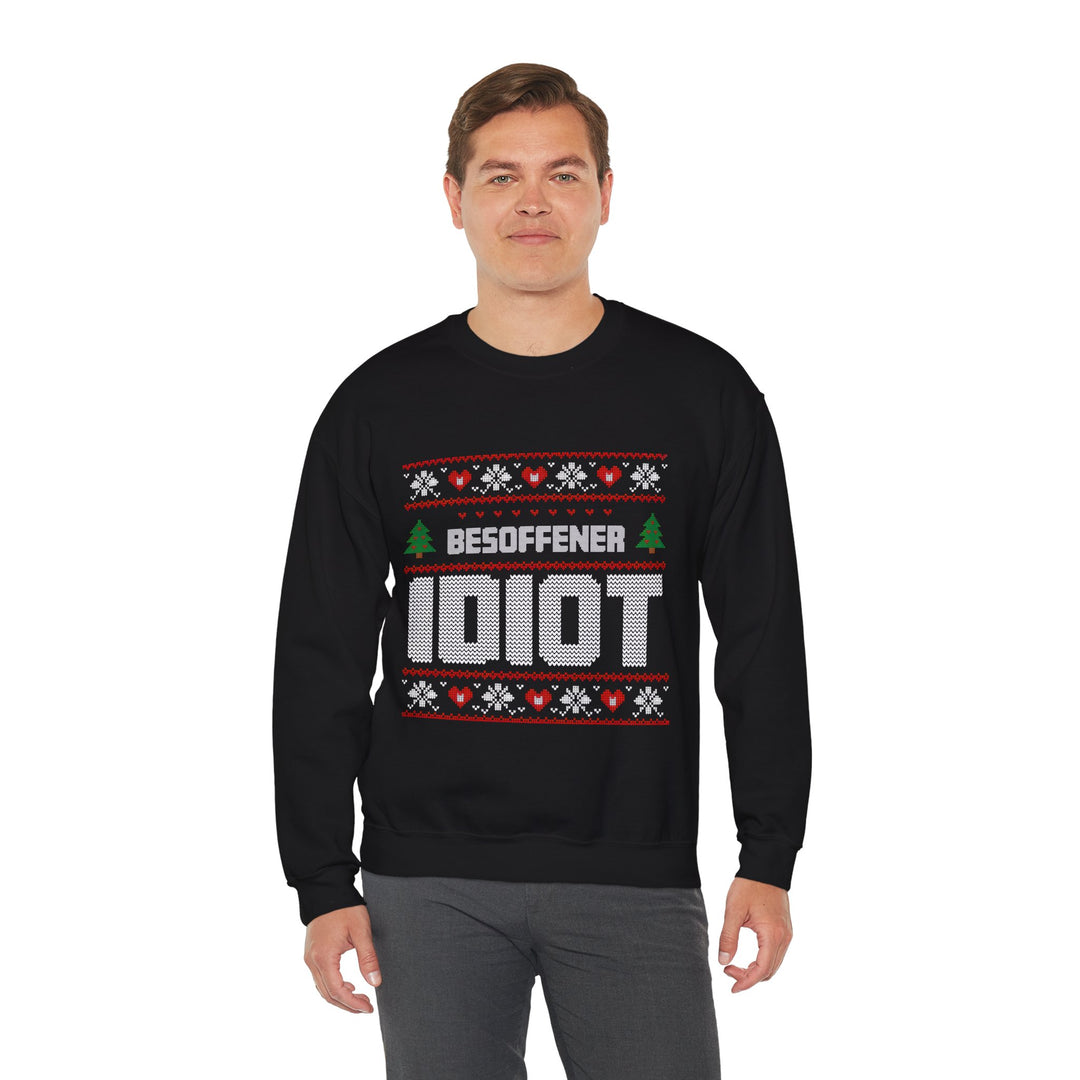Besoffener Idiot - Weihnachten Sweatshirt Unisex