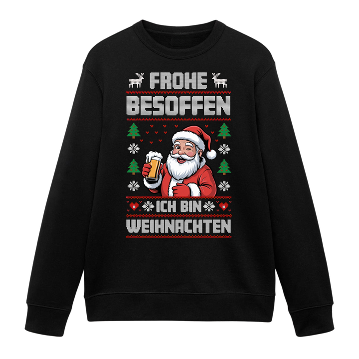 Frohe Besoffen - Weihnachten Sweatshirt Unisex