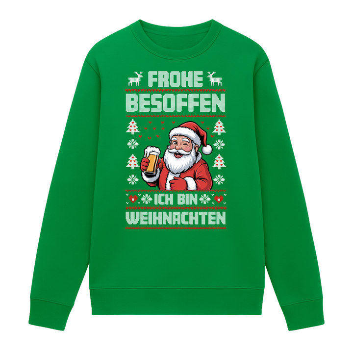 Frohe Besoffen - Weihnachten Sweatshirt Unisex