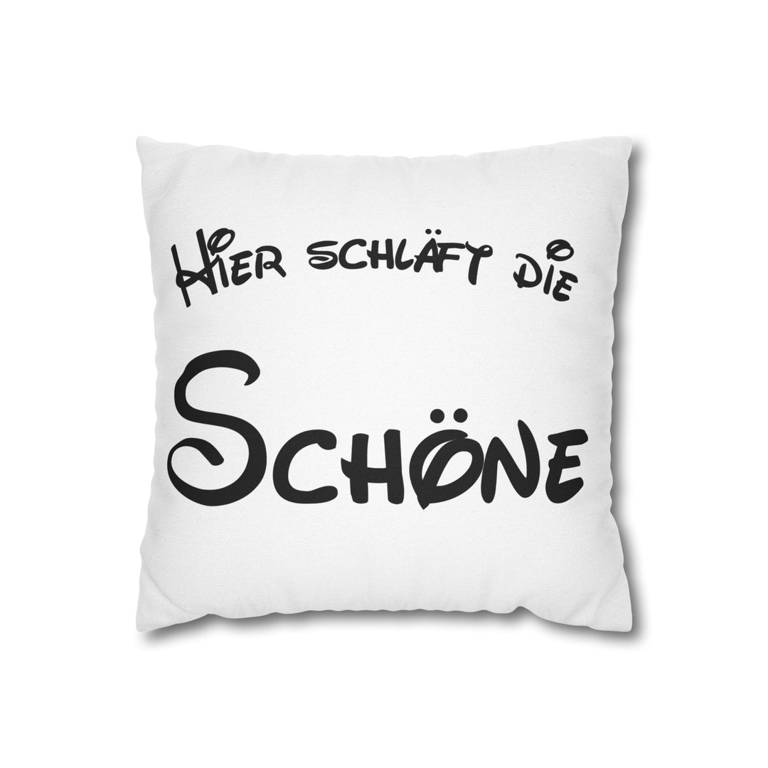 Hier schläft die Schöne - Kissenbezug