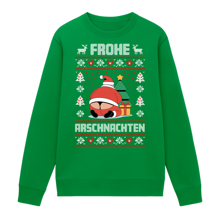 Frohe Arschnachten - Weihnachten Sweatshirt Unisex