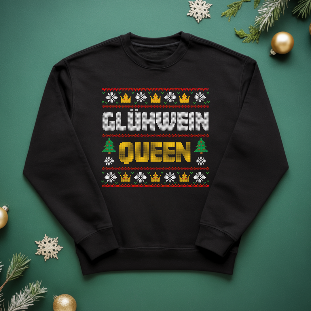 Glühwein Queen - Weihnachten Sweatshirt Unisex