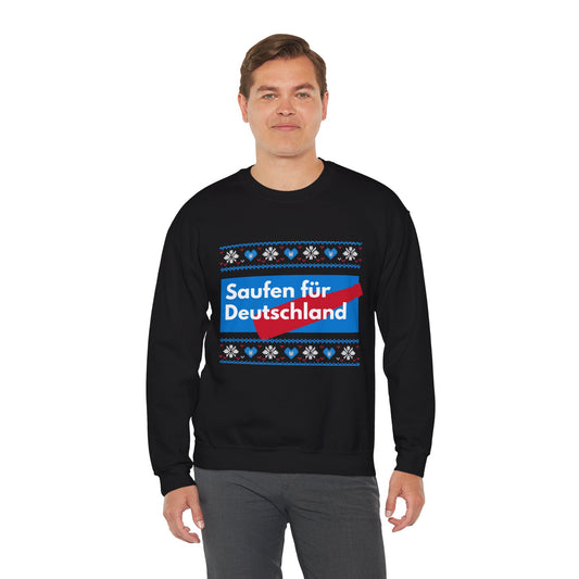 Saufen für Deutschland - Weihnachten Sweatshirt Unisex