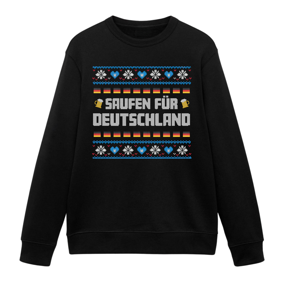Saufen für Deutschland - Weihnachten Sweatshirt Unisex