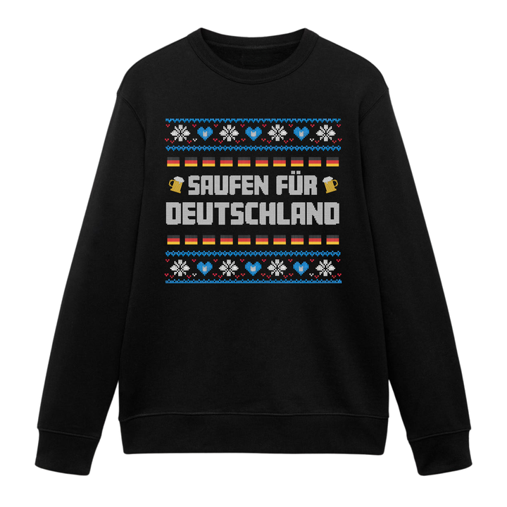 Saufen für Deutschland - Weihnachten Sweatshirt Unisex