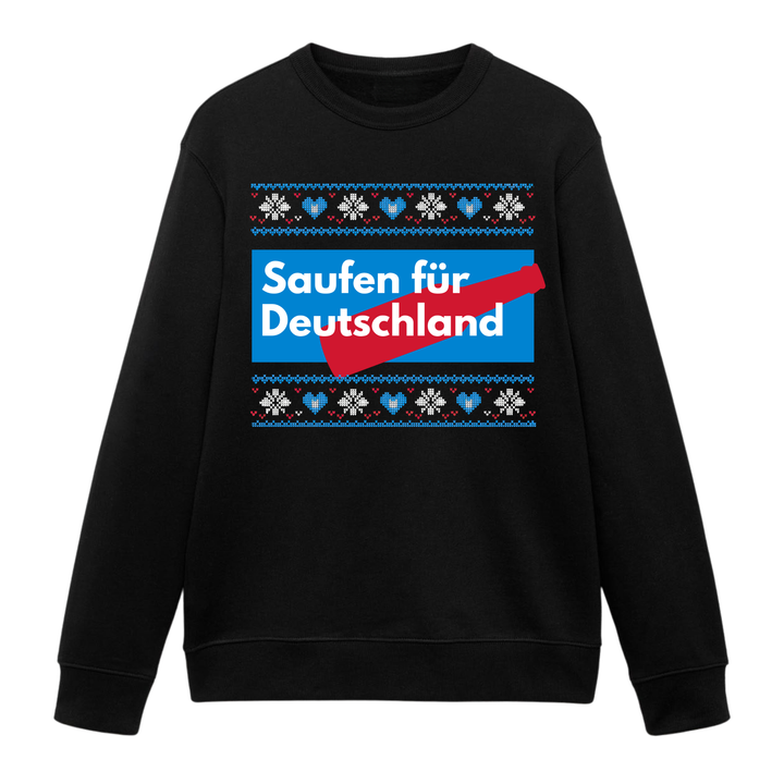 Saufen für Deutschland - Weihnachten Sweatshirt Unisex