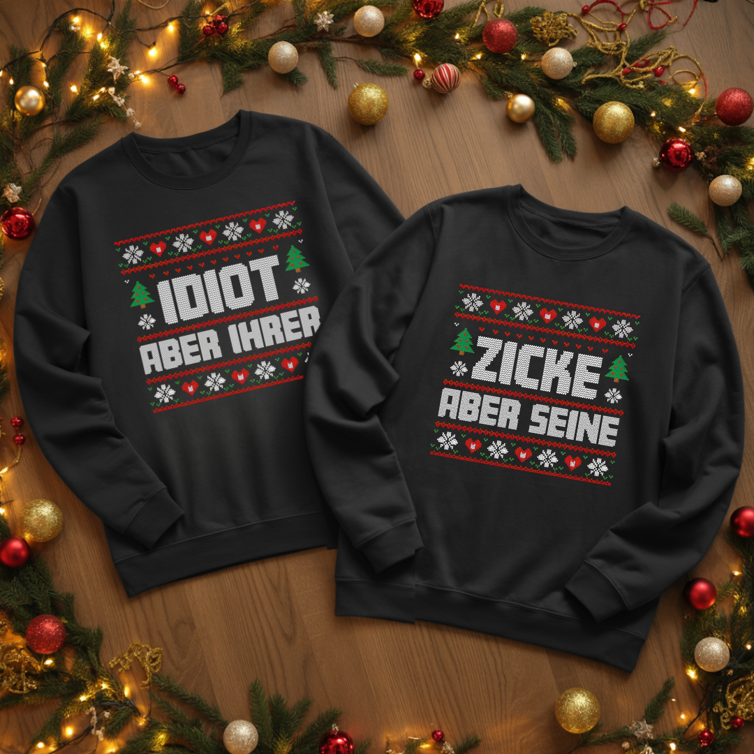 Idiot & Zicke - Weihnachten Sweatshirt Bundle