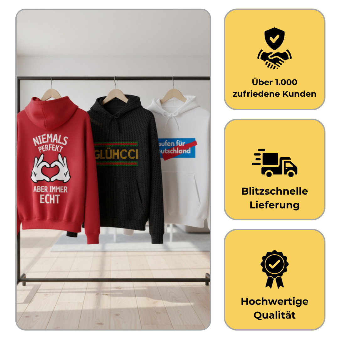 Niemals perfekt - Hoodie Unisex