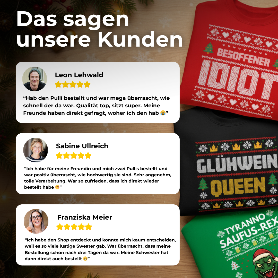 Idiot & Zicke - Weihnachten Sweatshirt Bundle