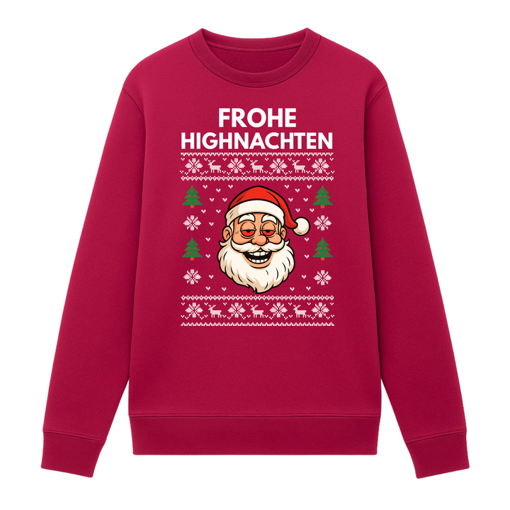 Frohe Highnachten - Weihnachten Sweatshirt Unisex