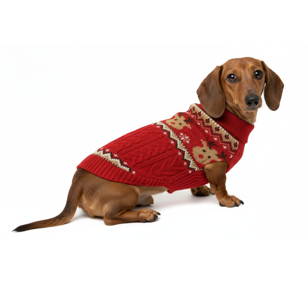 Hunde Weihnachtspullover