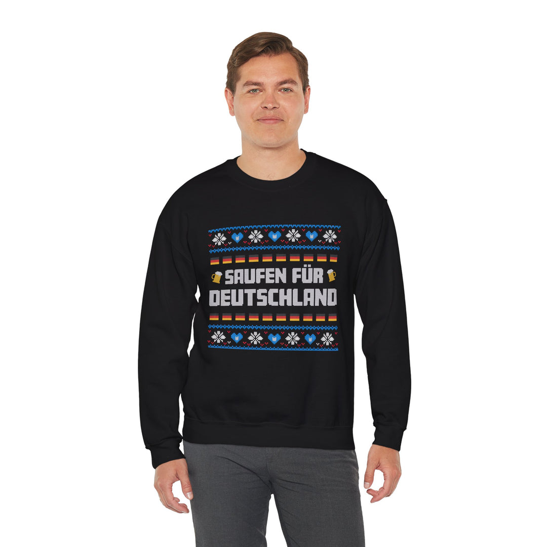 Saufen für Deutschland - Weihnachten Sweatshirt Unisex