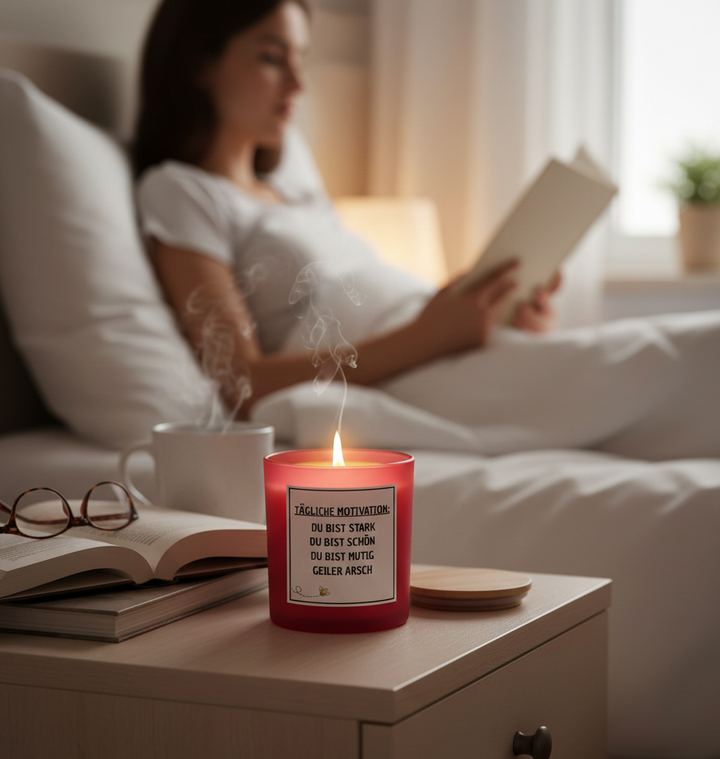 Tägliche Motivation - Kerze