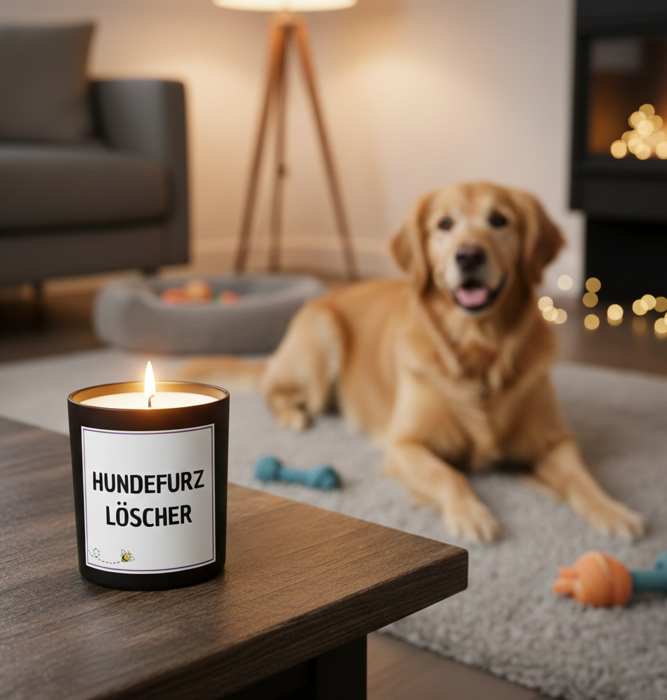 Hundefurzlöscher - Kerze