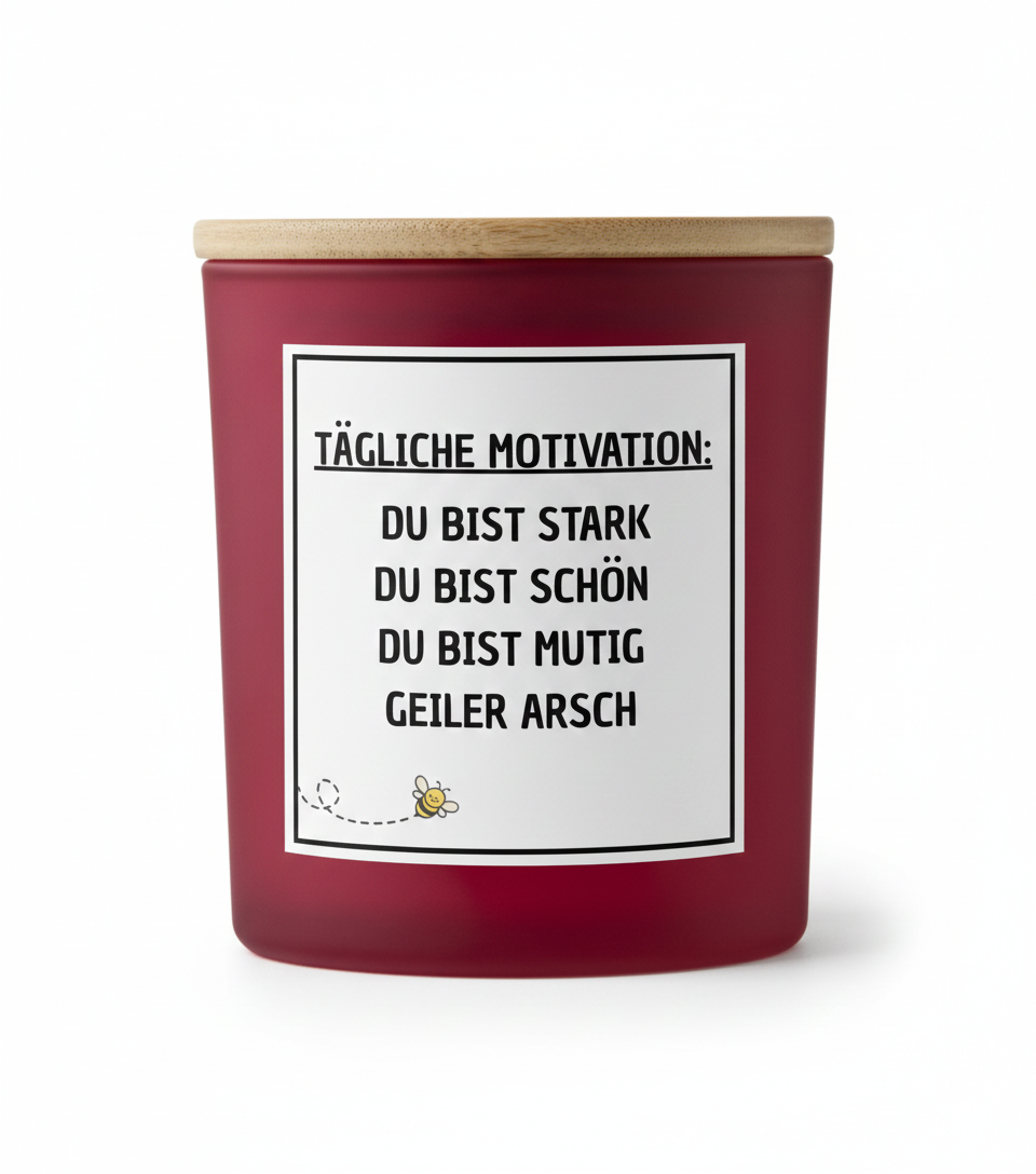 Tägliche Motivation - Kerze