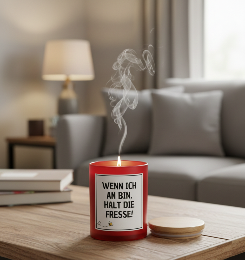 Wenn ich an bin, halt die Fresse - Kerzen
