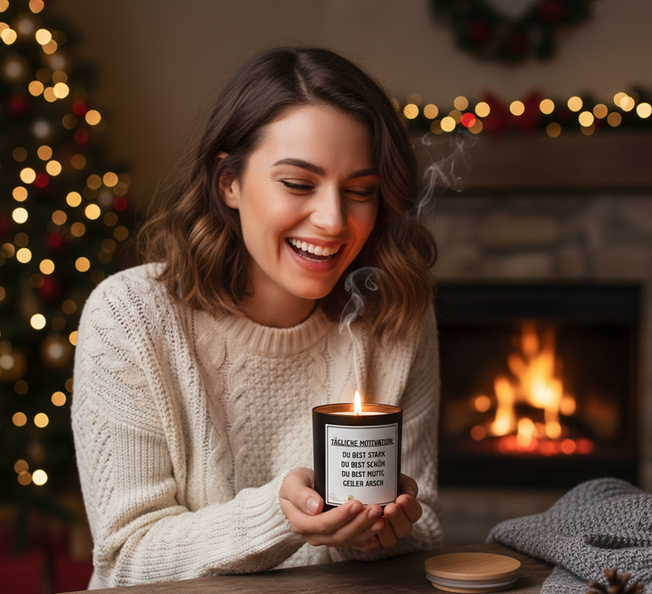Tägliche Motivation - Kerze