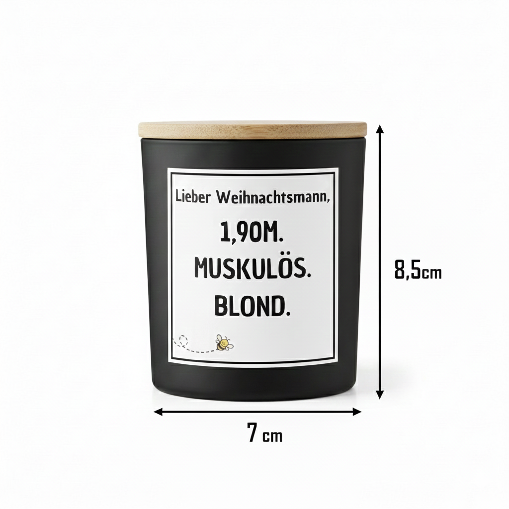 Lieber Weihnachtsmann - Kerze