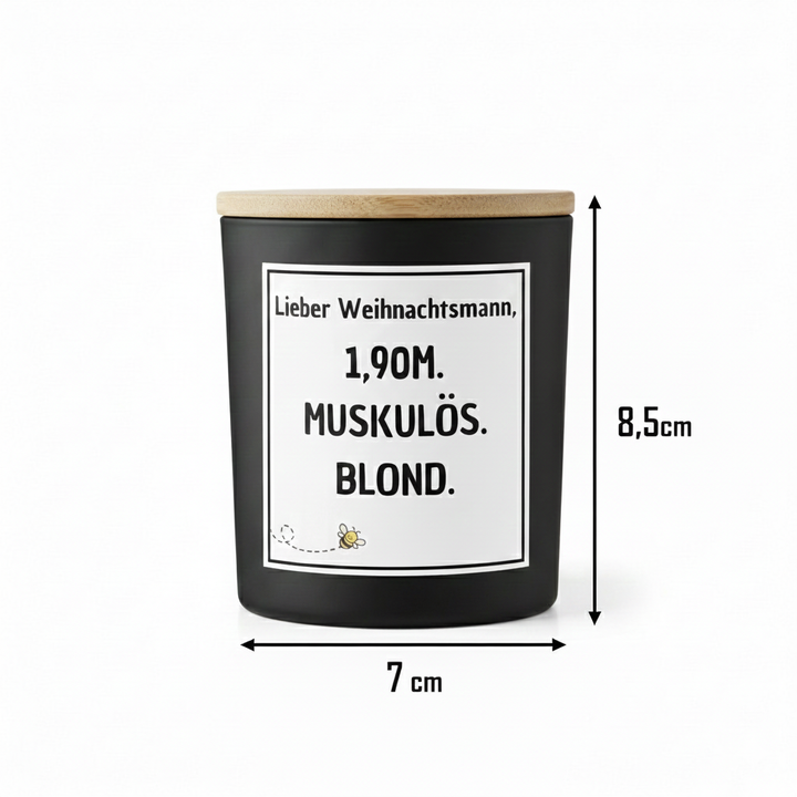 Lieber Weihnachtsmann - Kerze