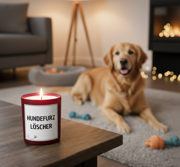 Hundefurzlöscher - Kerze