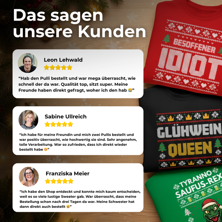 Ihr Lappen - Weihnachten Sweatshirt Unisex
