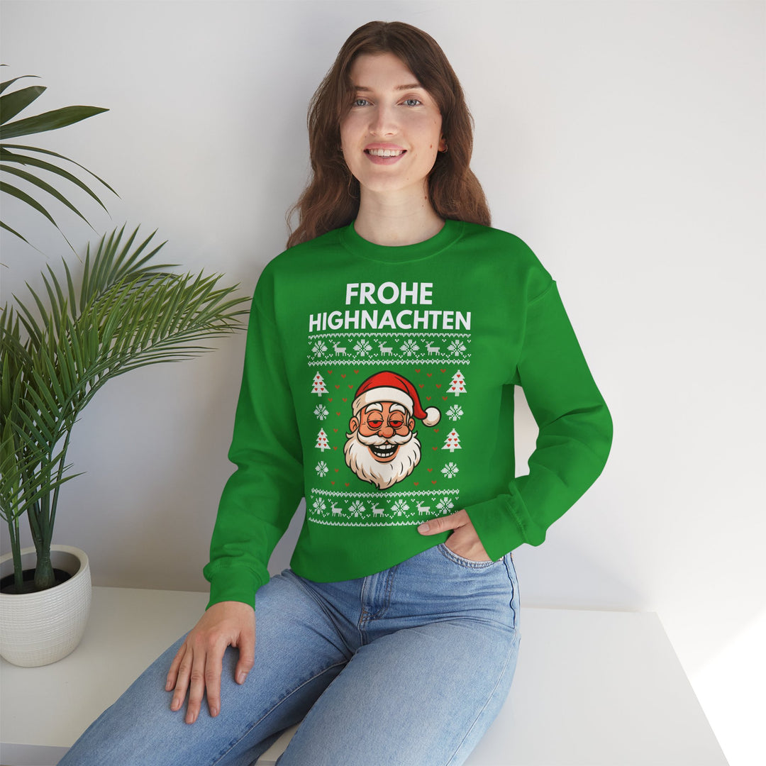 Frohe Highnachten - Weihnachten Sweatshirt Unisex