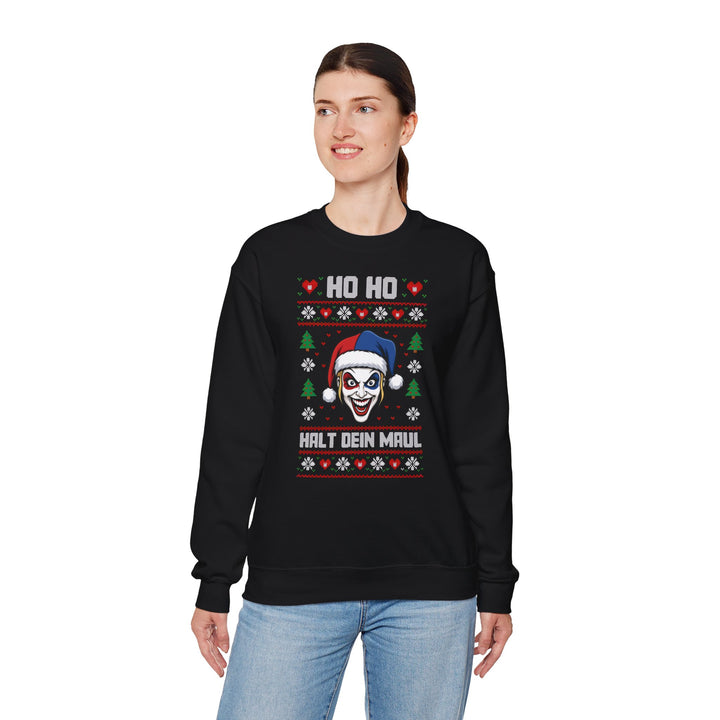 Ho Ho Halt dein Maul - Weihnachten Sweatshirt Unisex